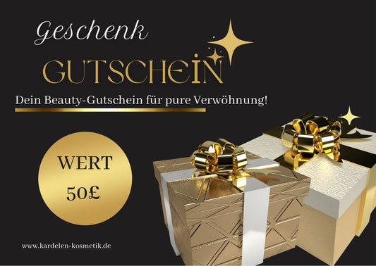 Gutscheine im Wert von 50€ - 150€ - Kardelen - beauty